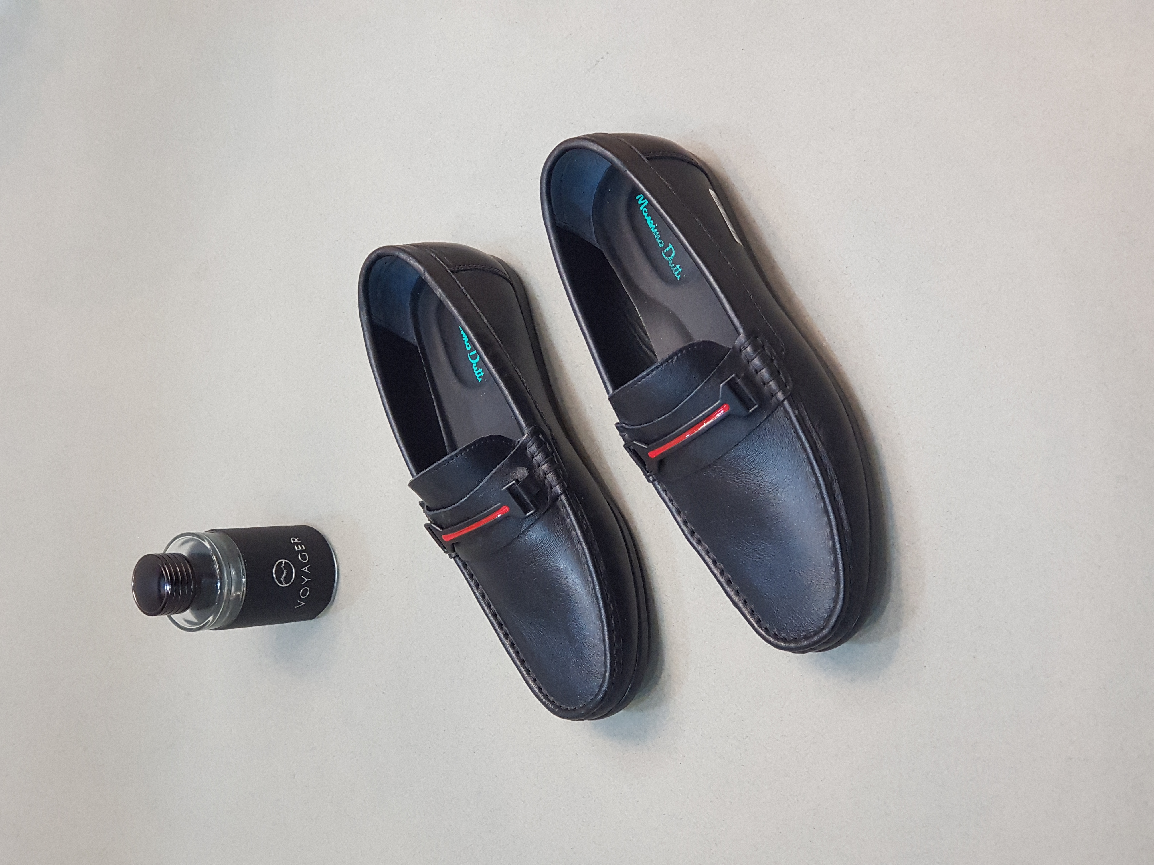 کالج چرم مردانه کد CL30BK رنگ مشکی